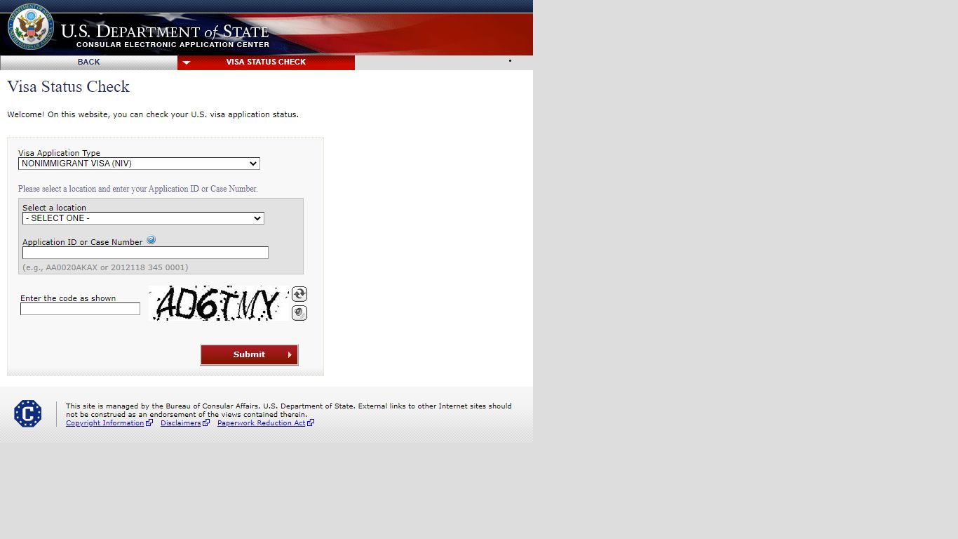 Visa Status Check - United States Department of State